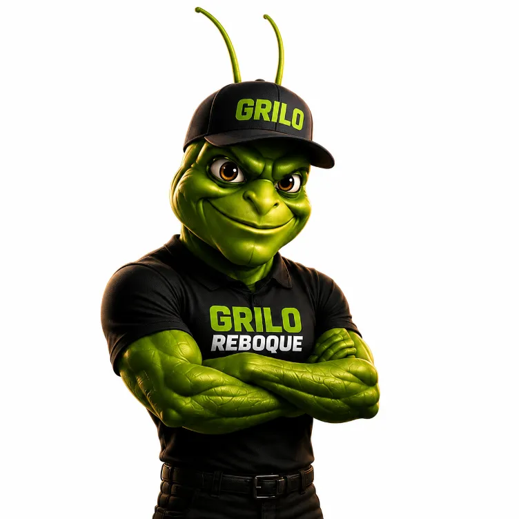 Mascote Grilo Reboque
